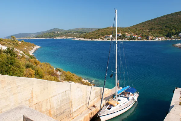 Puerto de Hvar, croacia — Foto de Stock