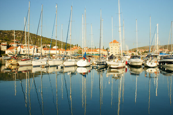 Hvar harbour, Croatia