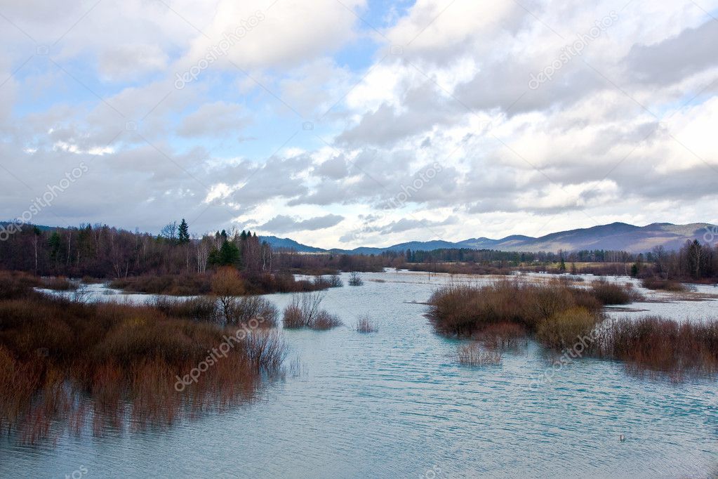 Flooded landscape Stock Photo by ©fotovincek 2189462