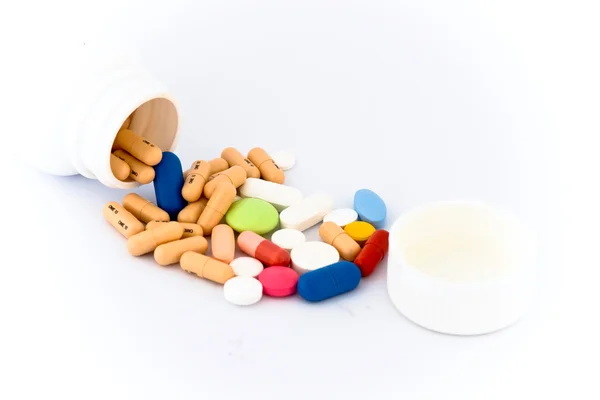 Multicolored Pills — Stock Photo, Image