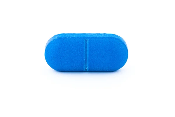 Single blue tablet — Stock Photo, Image