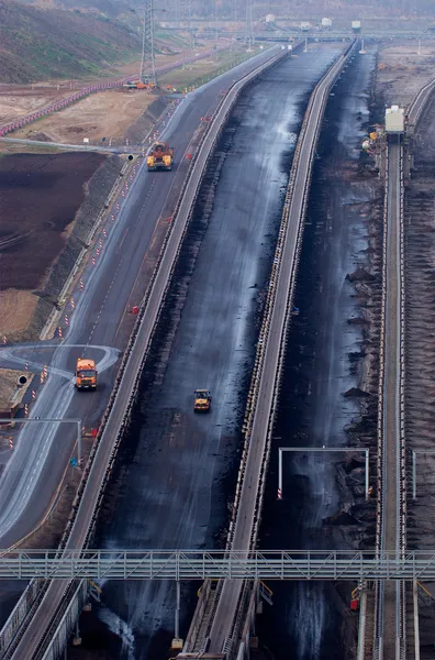 Carbón a cielo abierto — Foto de Stock