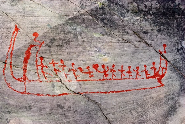 Starověké skalní rytina v alta, Norsko Royalty Free Stock Obrázky