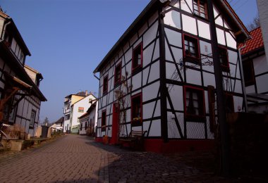 Traditional house in Germany clipart