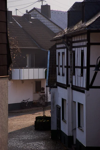 古いドイツの町の朝 — ストック写真