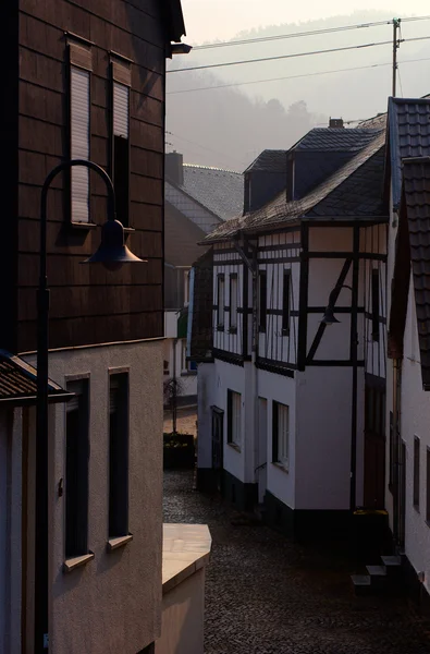 Morning in old German town — Stock Photo, Image