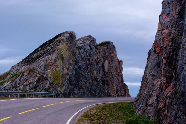 Motorväg i norra Norge — Stockfoto