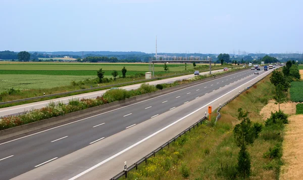 Autobahn in Deutschland Stockbild