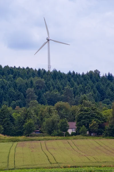 在德国的风力涡轮机 — 图库照片