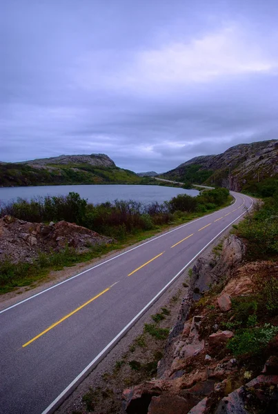 Highway in Northern Norway — Stock Photo, Image