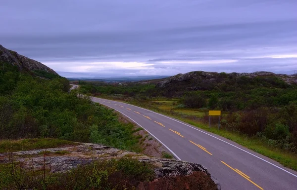 ノルウェー北部の高速道路 — ストック写真