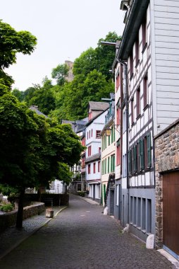 Eski Avrupa şehir. Monschau, Almanya