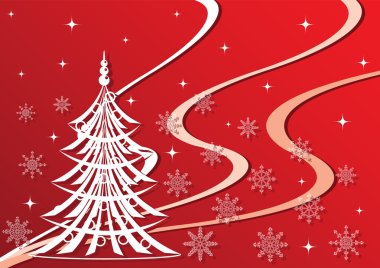 The background for the New Year and Chri clipart