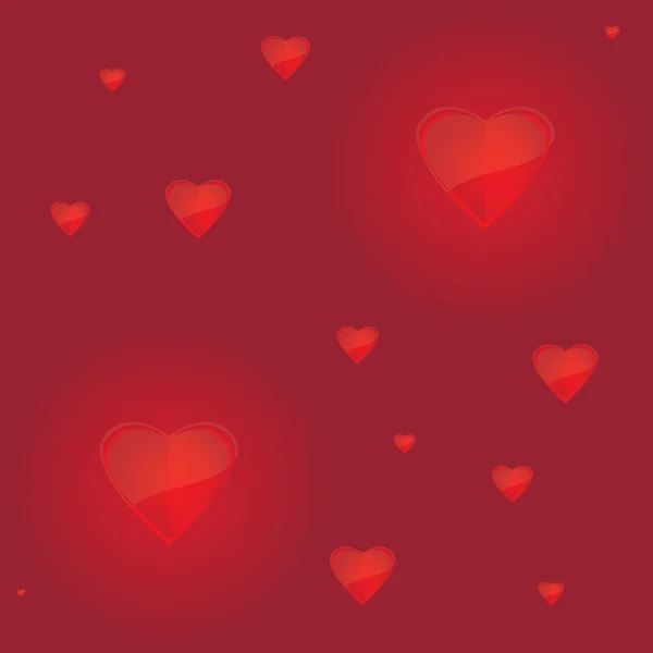 Fond avec des cœurs — Image vectorielle