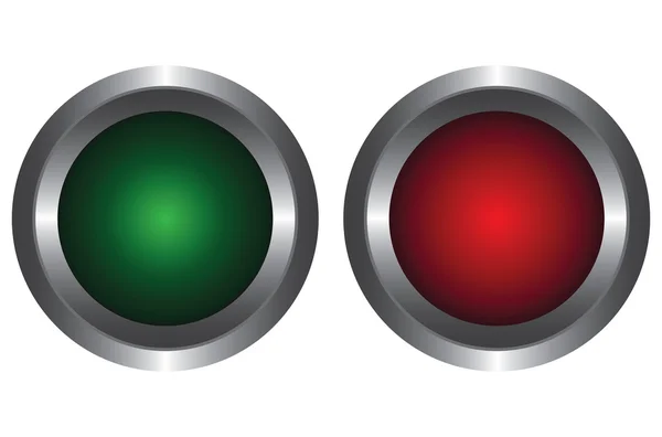 Δύο κουμπιά — Διανυσματικό Αρχείο