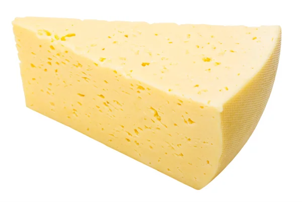 Сир на білому тлі — стокове фото