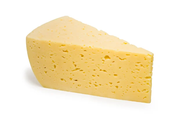 Сир на білому тлі — стокове фото