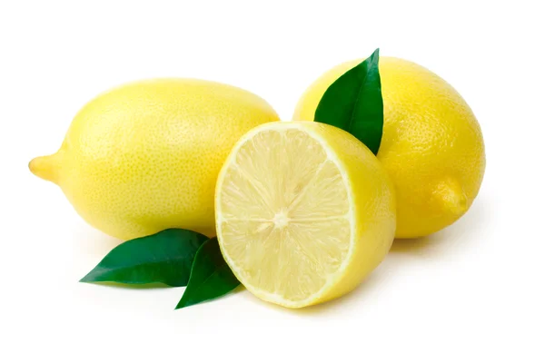 Tre limoni maturi — Foto Stock
