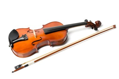 Violin isolate clipart