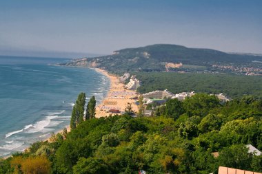 Panoramic view of the bay, Bulgaria clipart