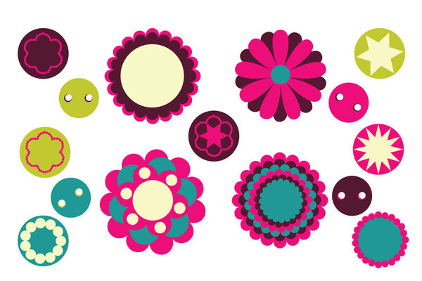 Design elements for scrapbook