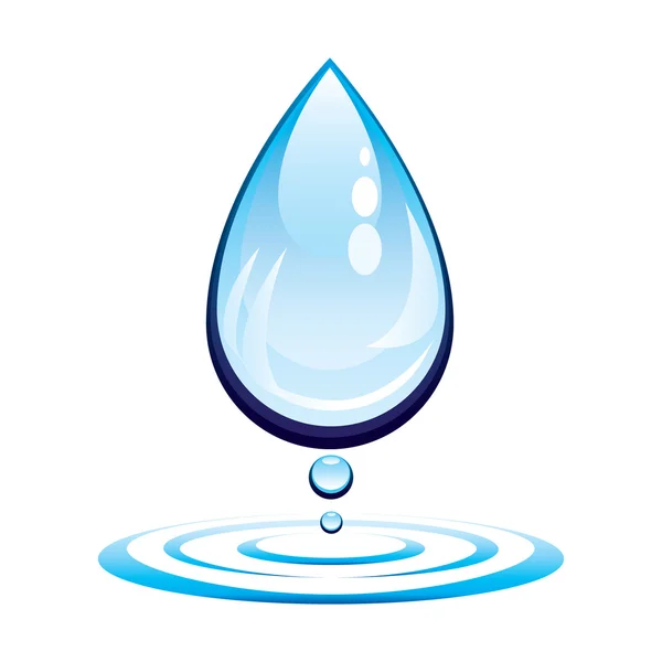 Gota de agua — Vector de stock