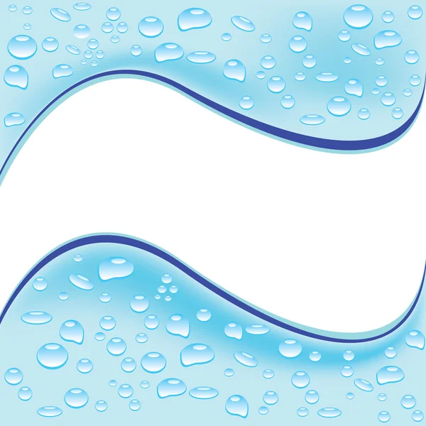 Fond d'eau vectoriel abstrait — Image vectorielle