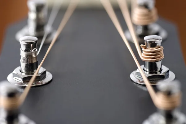 Element of acoustic guitar — Stock Photo, Image