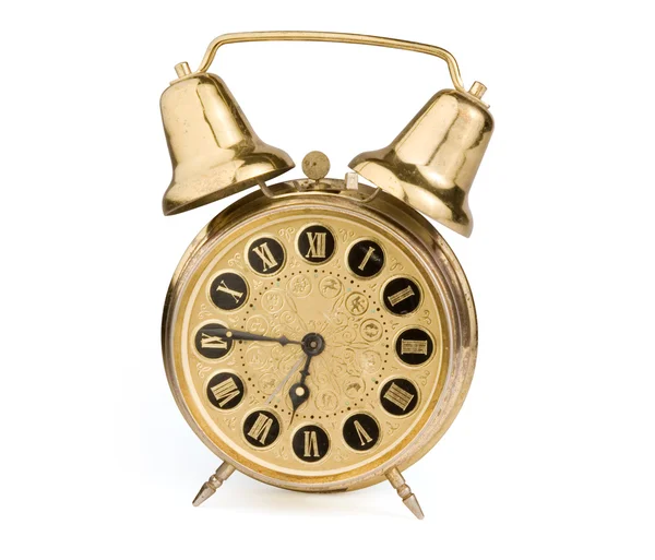 Старий антикварний годинник — стокове фото