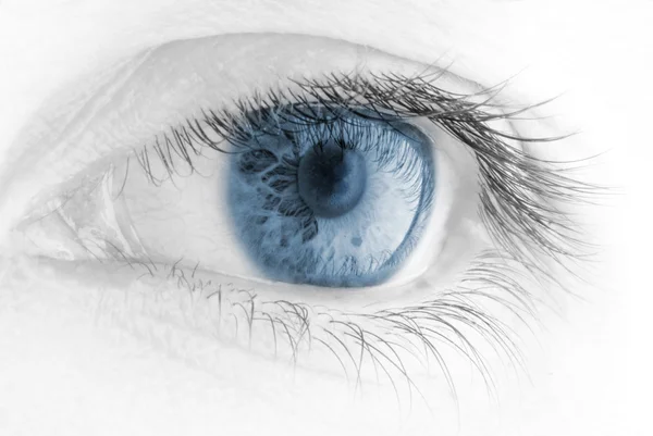 Niebieskie oczy — Zdjęcie stockowe