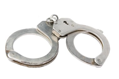 Old handcuffs clipart