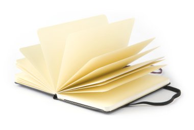 Yellow notebook clipart