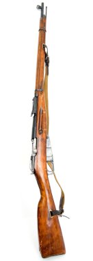 Antique russian rifle clipart