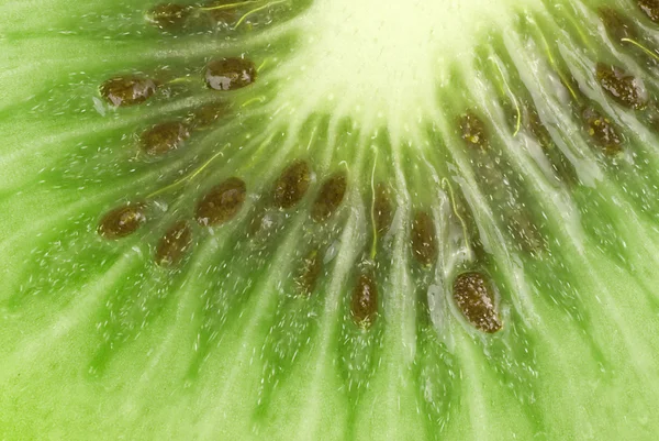 Center of Kiwi Fruit — Zdjęcie stockowe