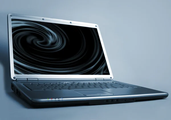 Futuristische laptopcomputer — Stockfoto