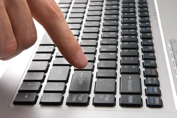 Keyboard closeup view — Stock Photo, Image
