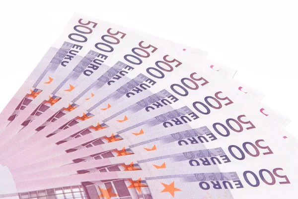 Billetes de quinientos euros — Foto de Stock