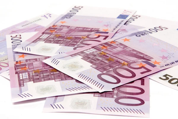 Montón de euros — Foto de Stock