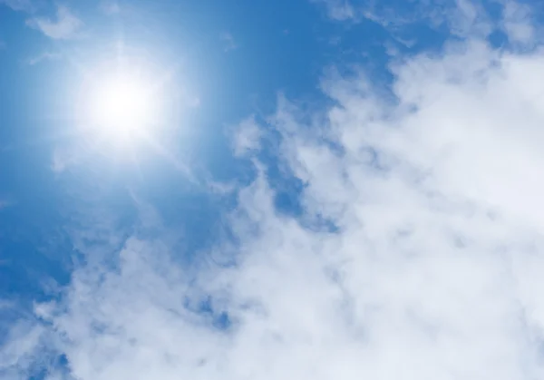 Sunny sky background — Stock Photo, Image