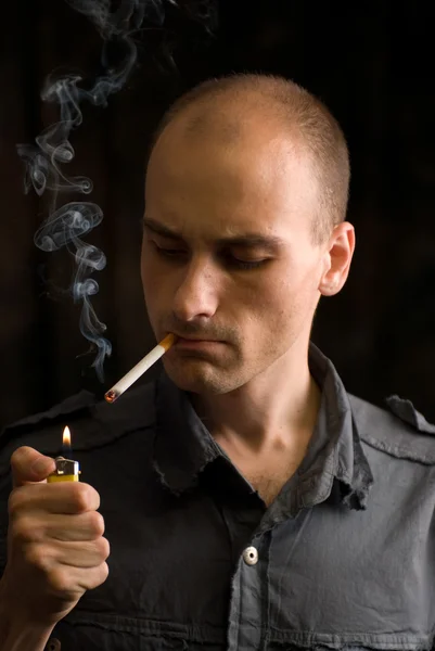 Fumatore — Foto Stock