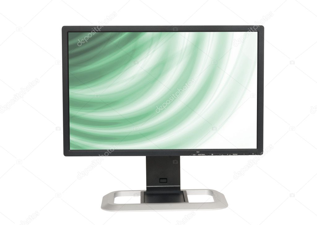 Flat screen LCD monitor