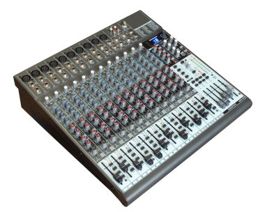 Audio mixing board clipart