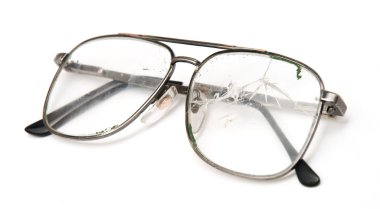 Broken eyeglasses clipart