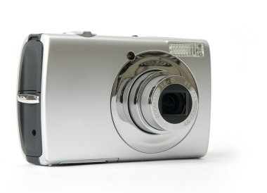 Small metal Digital photo camera clipart