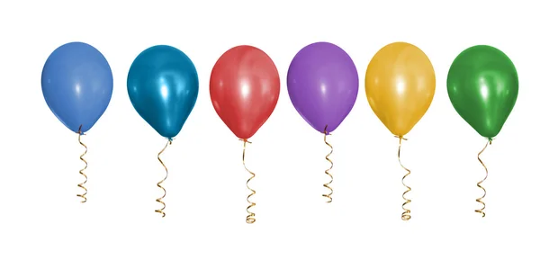 集团的彩色气球 — 图库照片