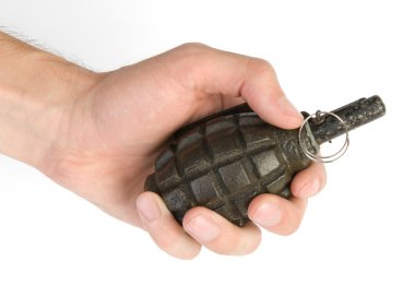 Old hand grenade clipart