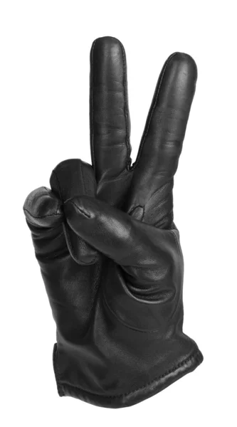 Znamení míru rukavice bez rukou — Stock fotografie