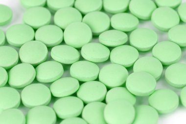 Green pills clipart