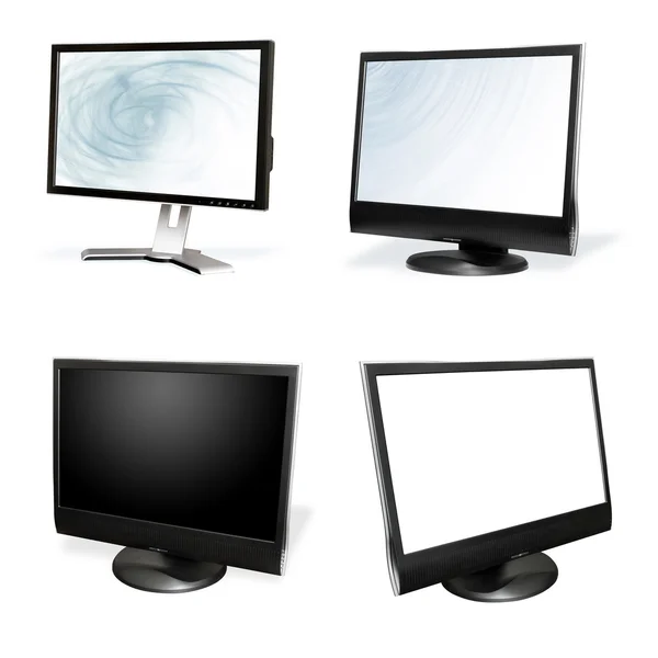 Collection of modern screens — Stock Photo, Image