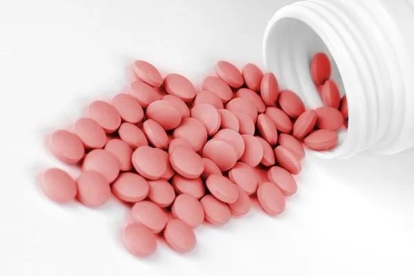 Tabletta palackban — Stock Fotó
